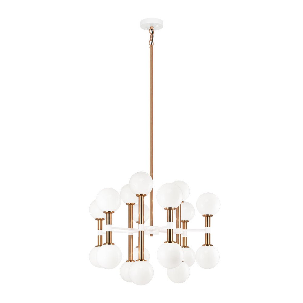 Chandelier Stellar - Noir Claire 26" by Matteo Lighting | Luminaires & cie