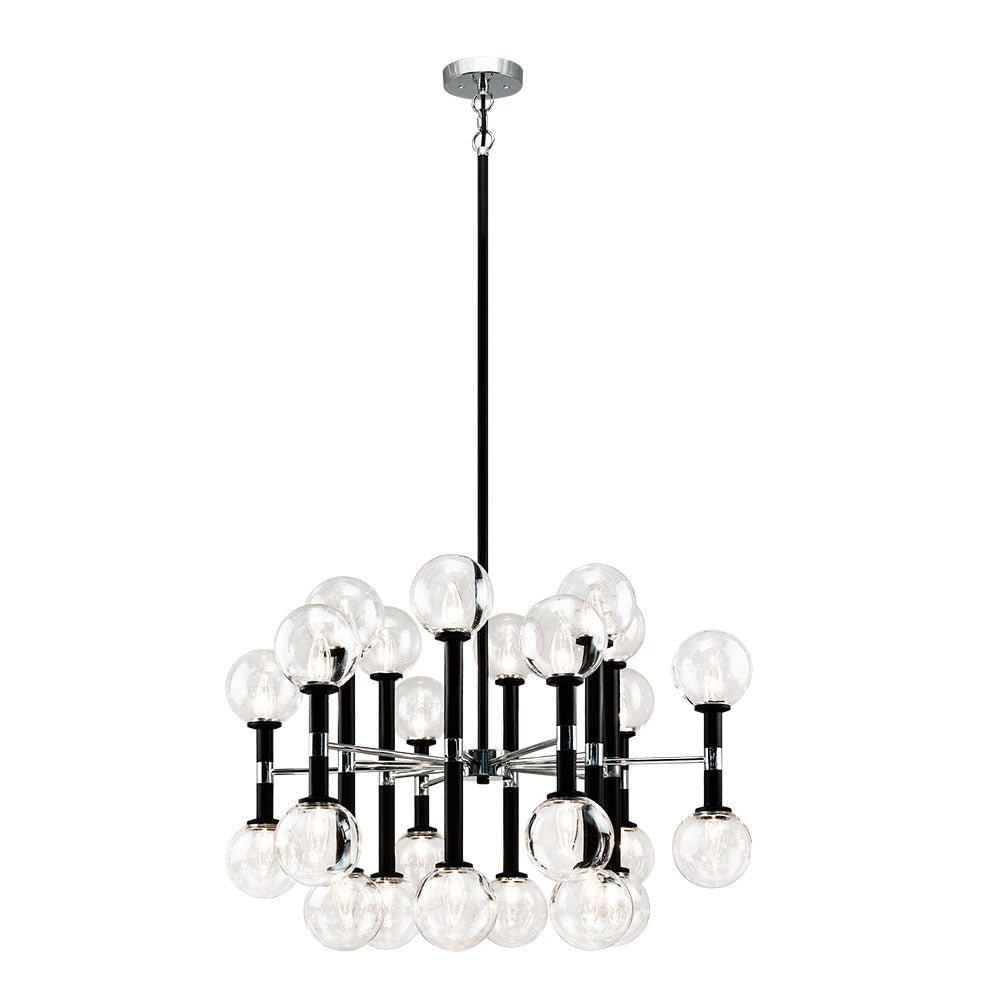 Chandelier Stellar - Noir Claire 30" by Matteo Lighting | Luminaires & cie
