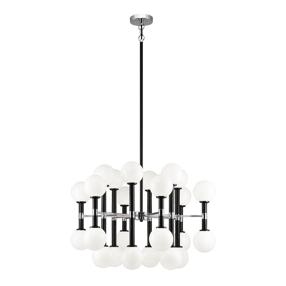 Chandelier Stellar - Noir Opale 30" by Matteo Lighting | Luminaires & cie