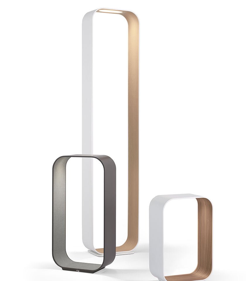 Lampe de plancher Contour - Graphite / Charbon by Pablo Designs | Luminaires & cie