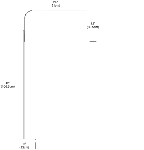 Lampe de plancher LIM - Blanc by Pablo Designs | Luminaires & cie