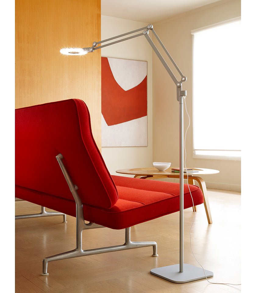 Lampe de plancher LINK - Argent Medium by Pablo Designs | Luminaires & cie