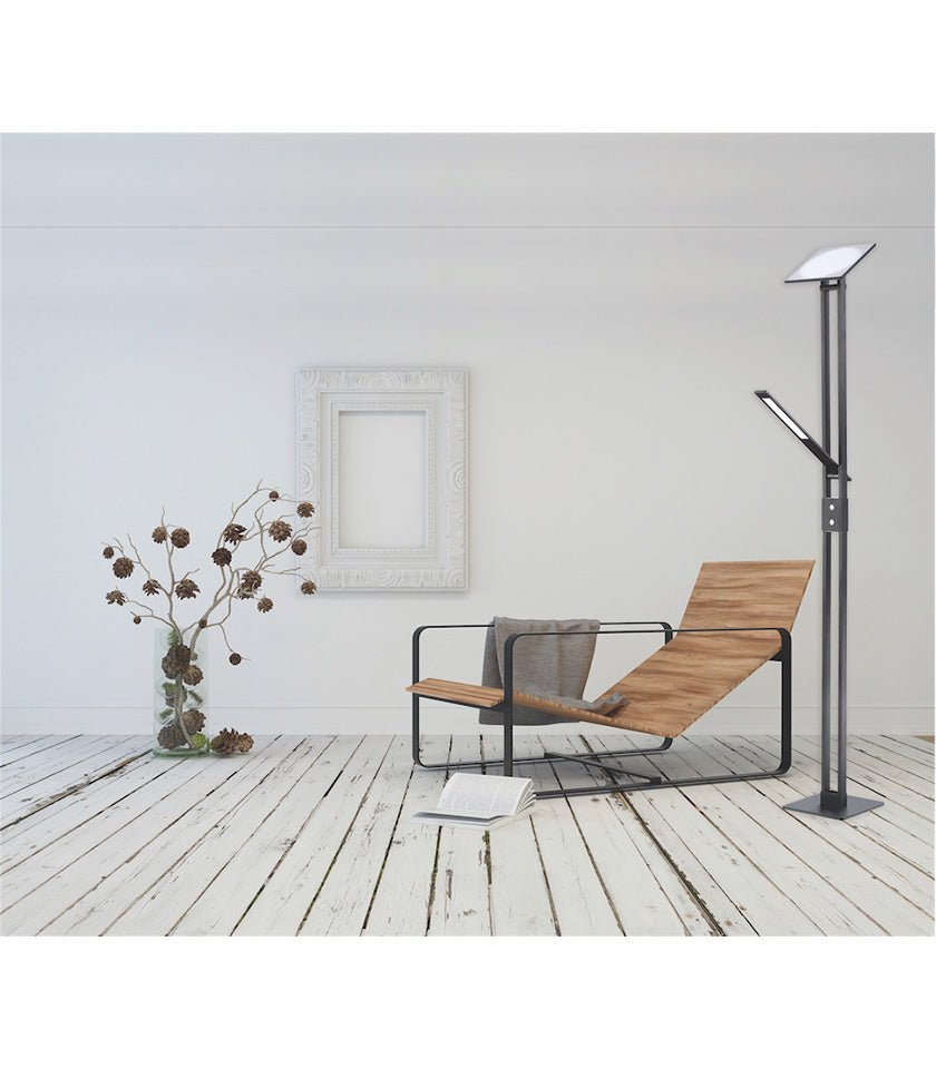 Lampe de plancher Varr TC5001 - BLK - by Kendal | Luminaires & cie