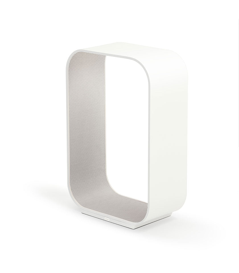 Lampe de table Contour - Graphite / Chêne Blanc 17.5 pouces by Pablo Designs | Luminaires & cie