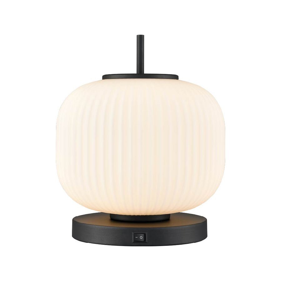 Lampe de table Mount Pearl - Graphite 12.25" by DVI Lighting | Luminaires & cie