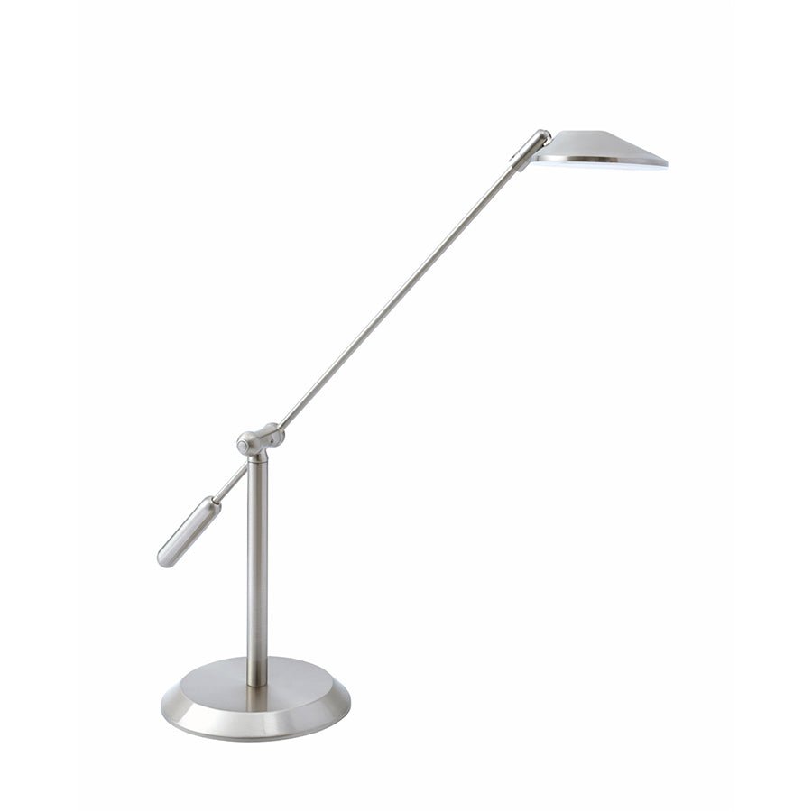 Lampe de table Sirino - Nickel satiné by Kendal | Luminaires & cie