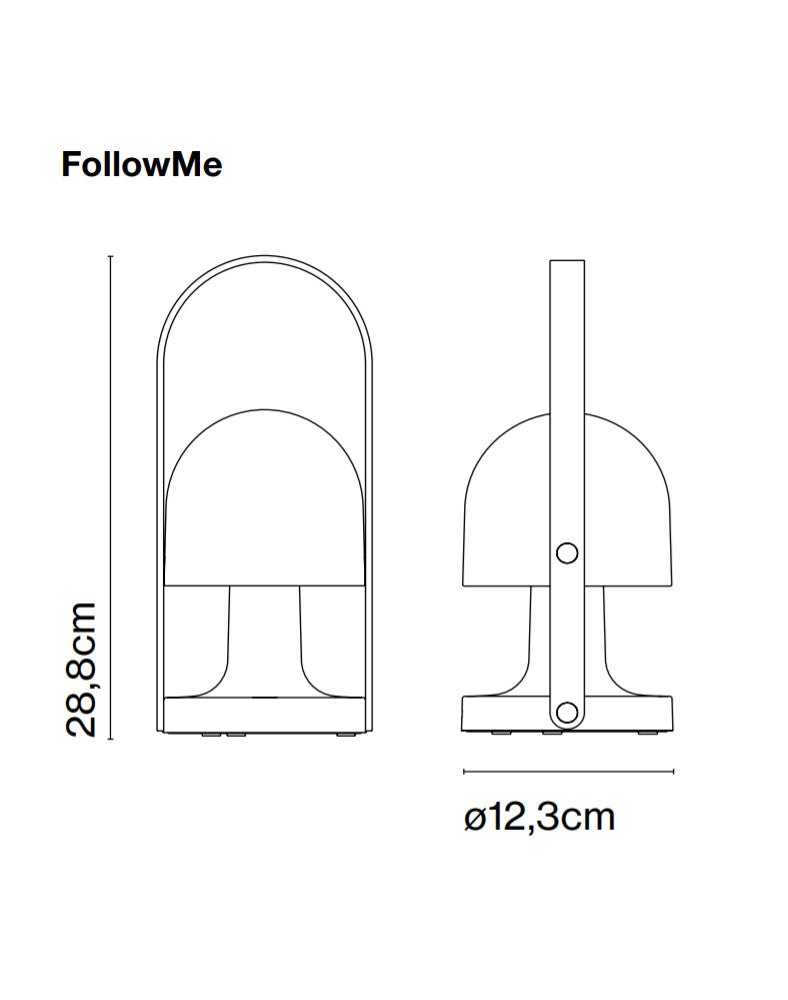 Lampe portable FollowMe - by Marset | Luminaires & cie