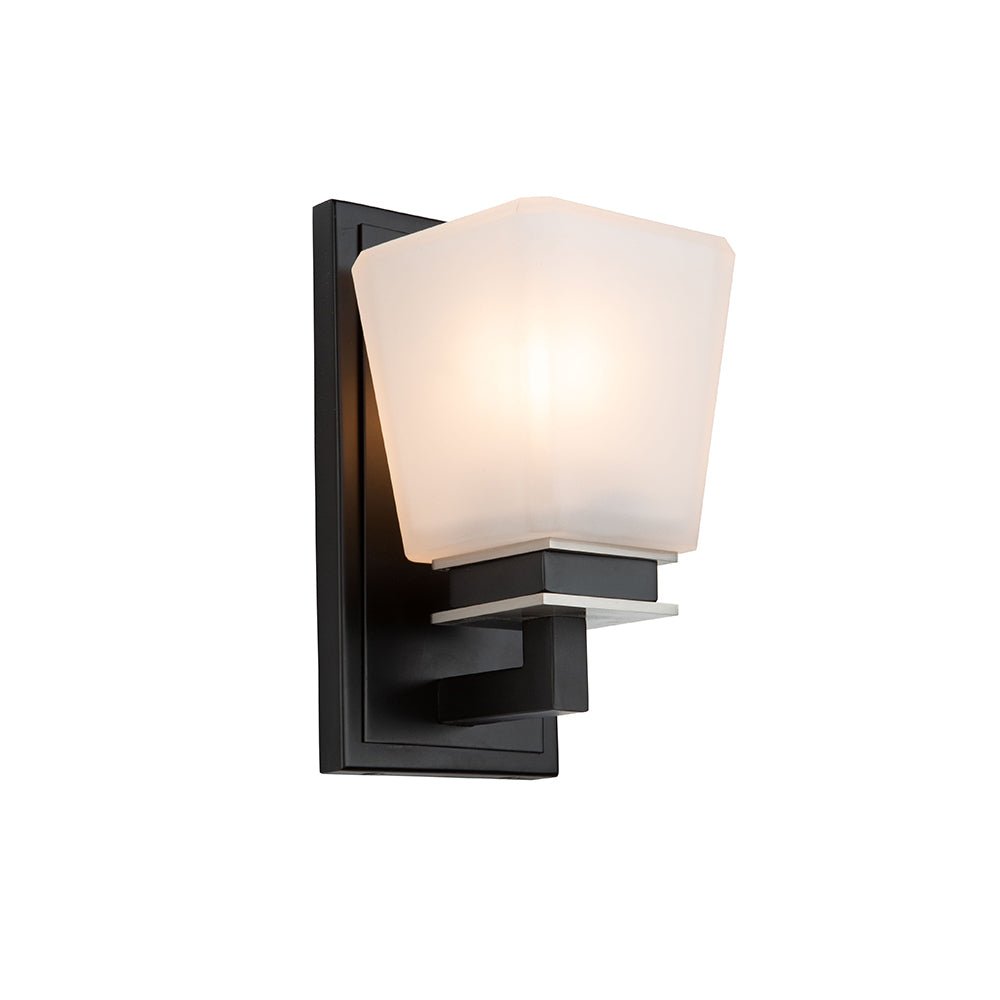 Luminaire de vanité Eastwood 1 Light - Nickel by Artcraft | Luminaires & cie
