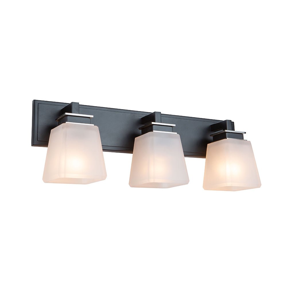 Luminaire de vanité Eastwood 3 Light - Nickel brossé by Artcraft | Luminaires & cie