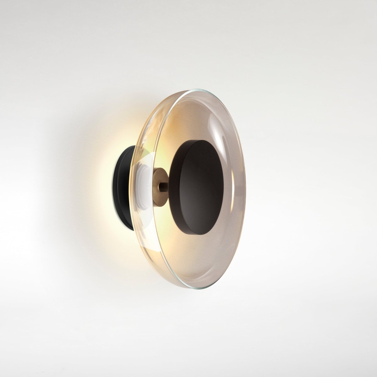 Murale Aura - Transparent Brun Fumé Aura Plus 10" by Marset | Luminaires & cie