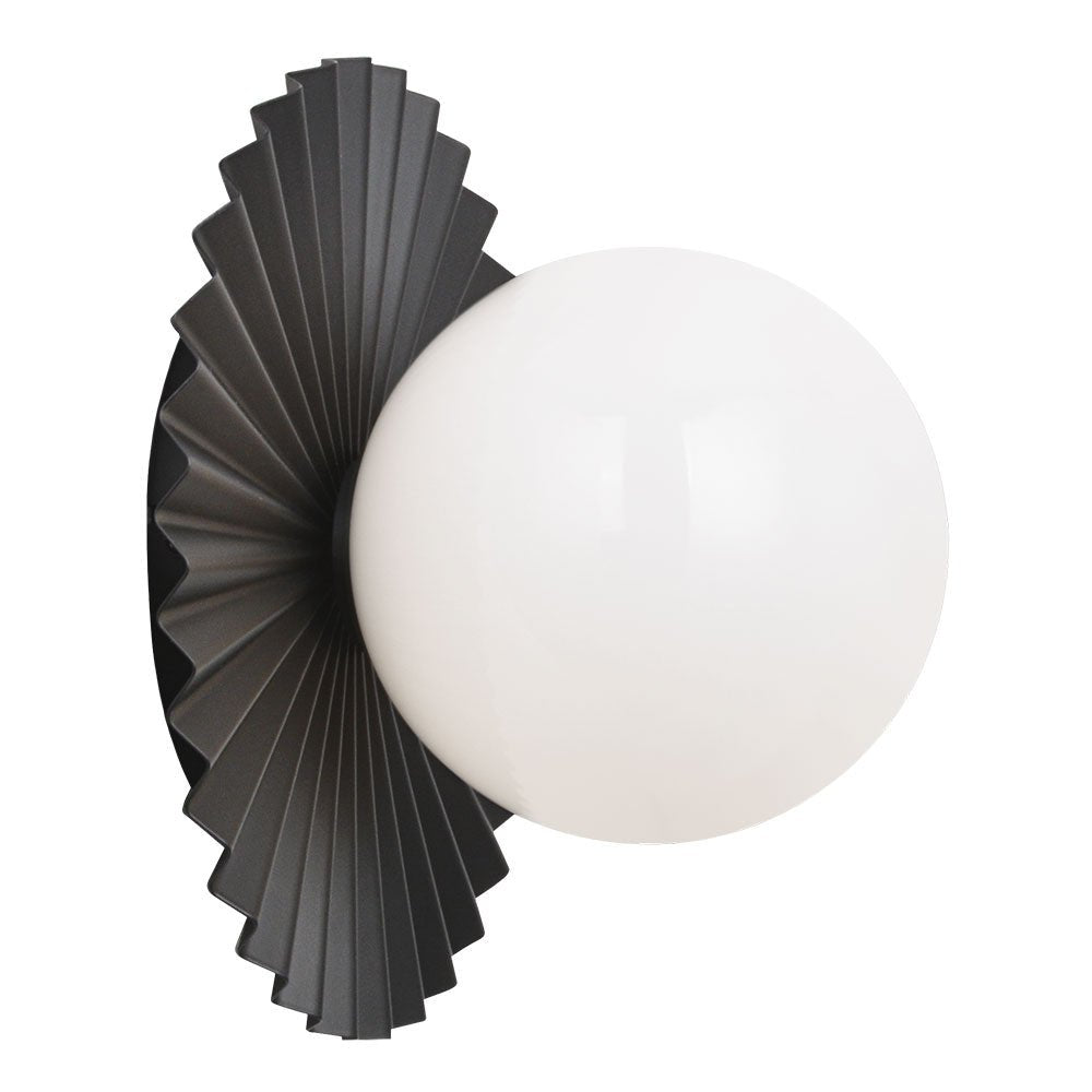 Murale Modern Ruff - Noir 9" by Matteo Lighting | Luminaires & cie