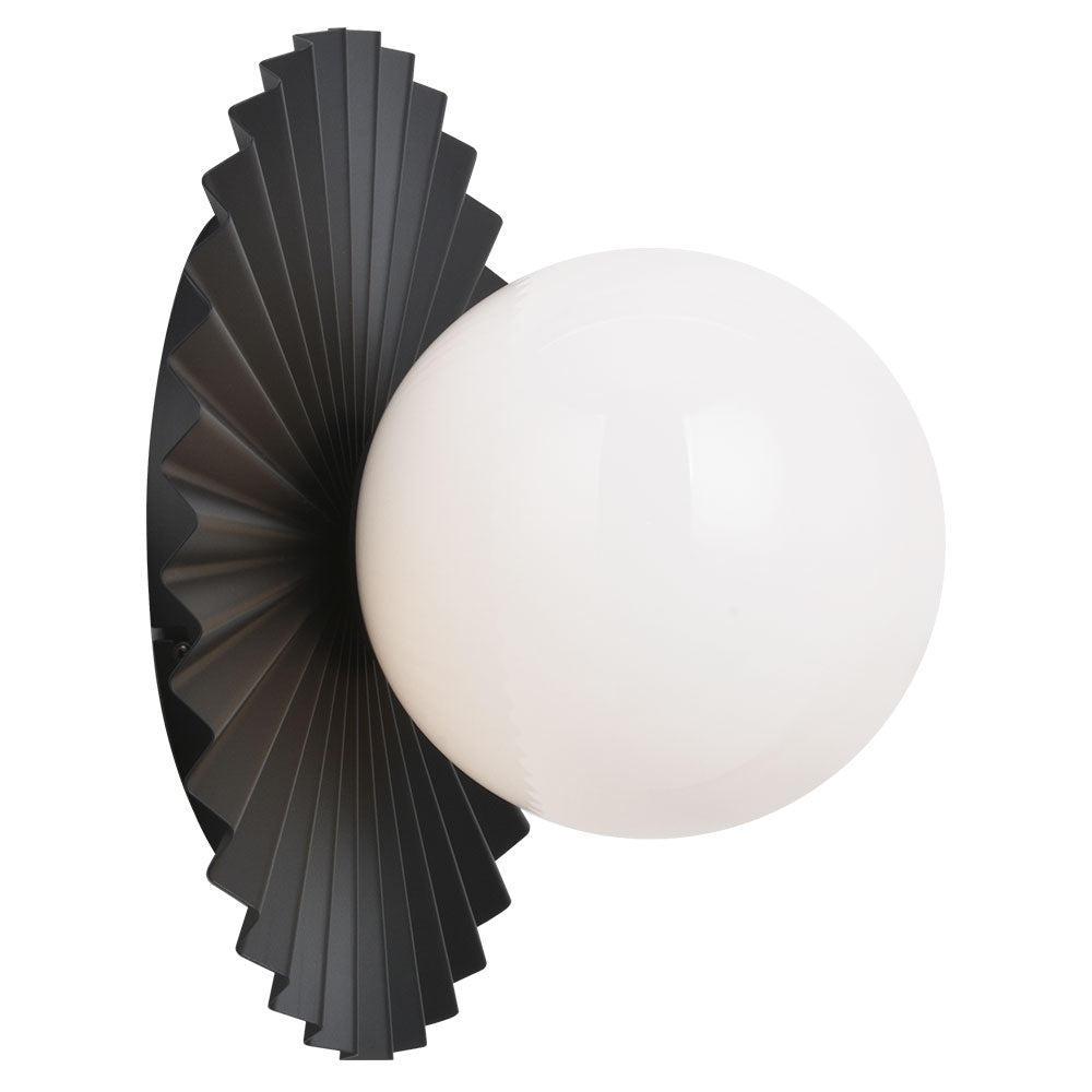 Murale Modern Ruff - Noir 13" by Matteo Lighting | Luminaires & cie