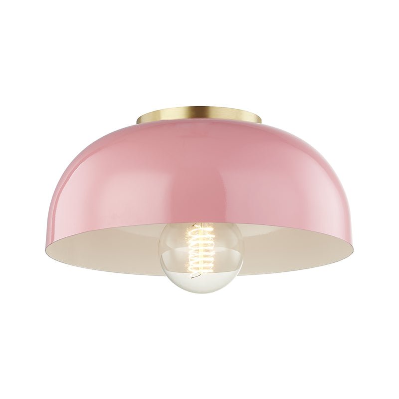 Plafonnier Avery H199501S - AGB/PK - by Mitzi | Luminaires & cie