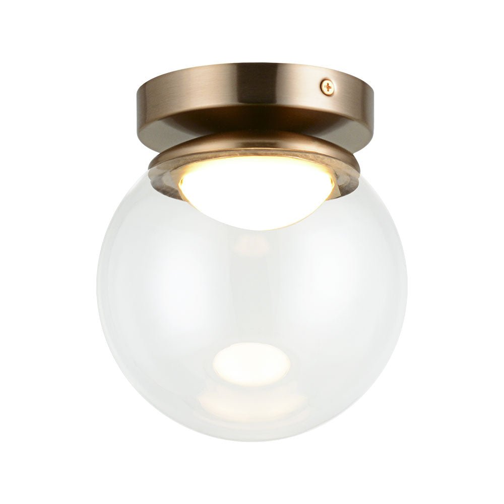 Plafonnier Boble - Laiton 6" by Matteo Lighting | Luminaires & cie