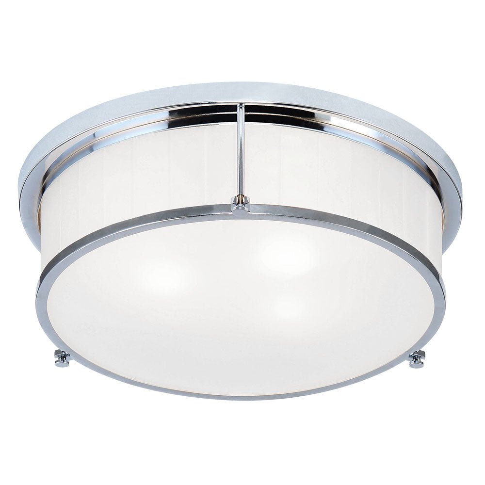 Plafonnier Caisse Claire - Noir mat 15" by Matteo Lighting | Luminaires & cie