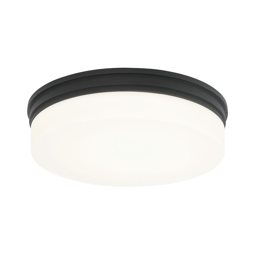 Plafonnier Circian - Noir mat 12" by Matteo Lighting | Luminaires & cie
