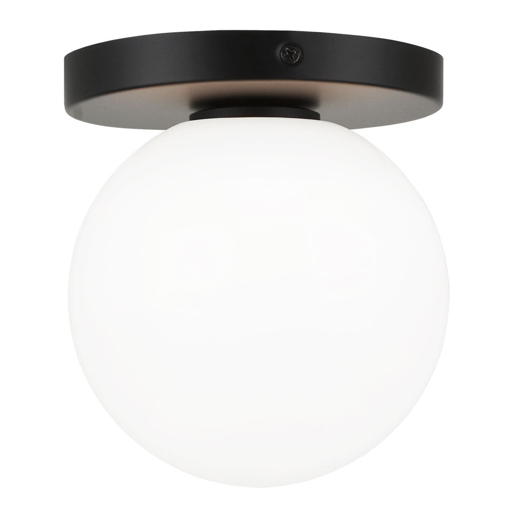 Plafonnier Cosmo - Noir Opale Ø5 7/8" x 6 7/8"H by Matteo Lighting | Luminaires & cie