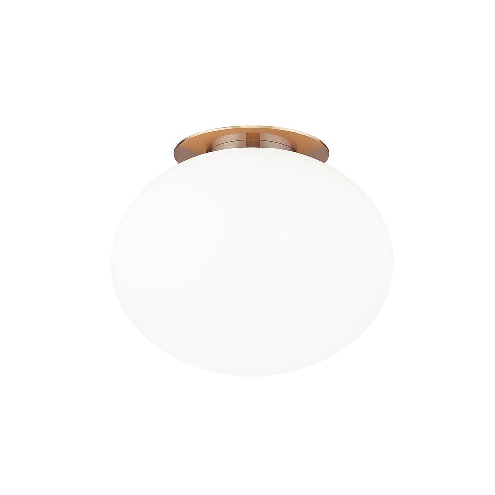 Plafonnier Mayu - Laiton doré vieilli 8" by Matteo Lighting | Luminaires & cie