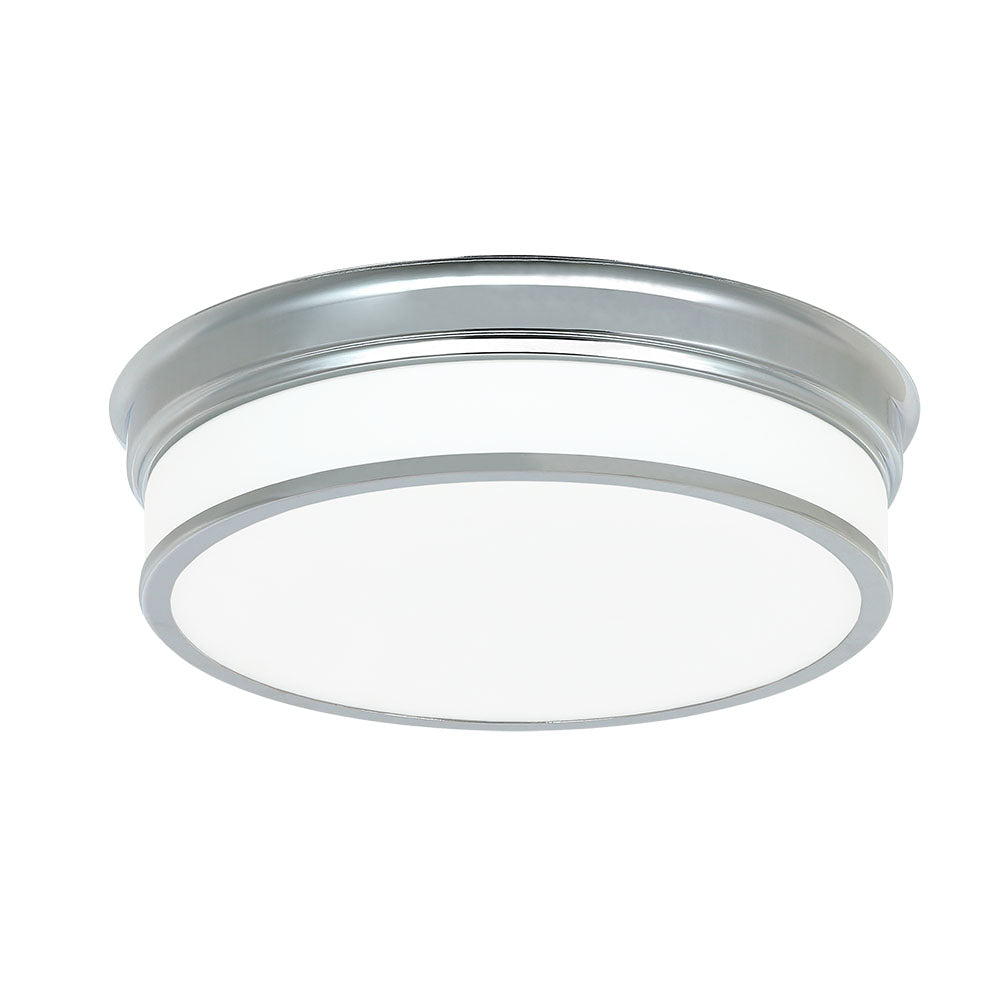 Plafonnier Navo - Chrome 14" by Matteo Lighting | Luminaires & cie