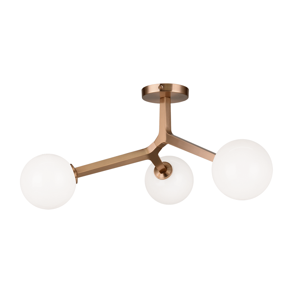 Plafonnier Rami - Laiton doré vieilli by Matteo Lighting | Luminaires & cie