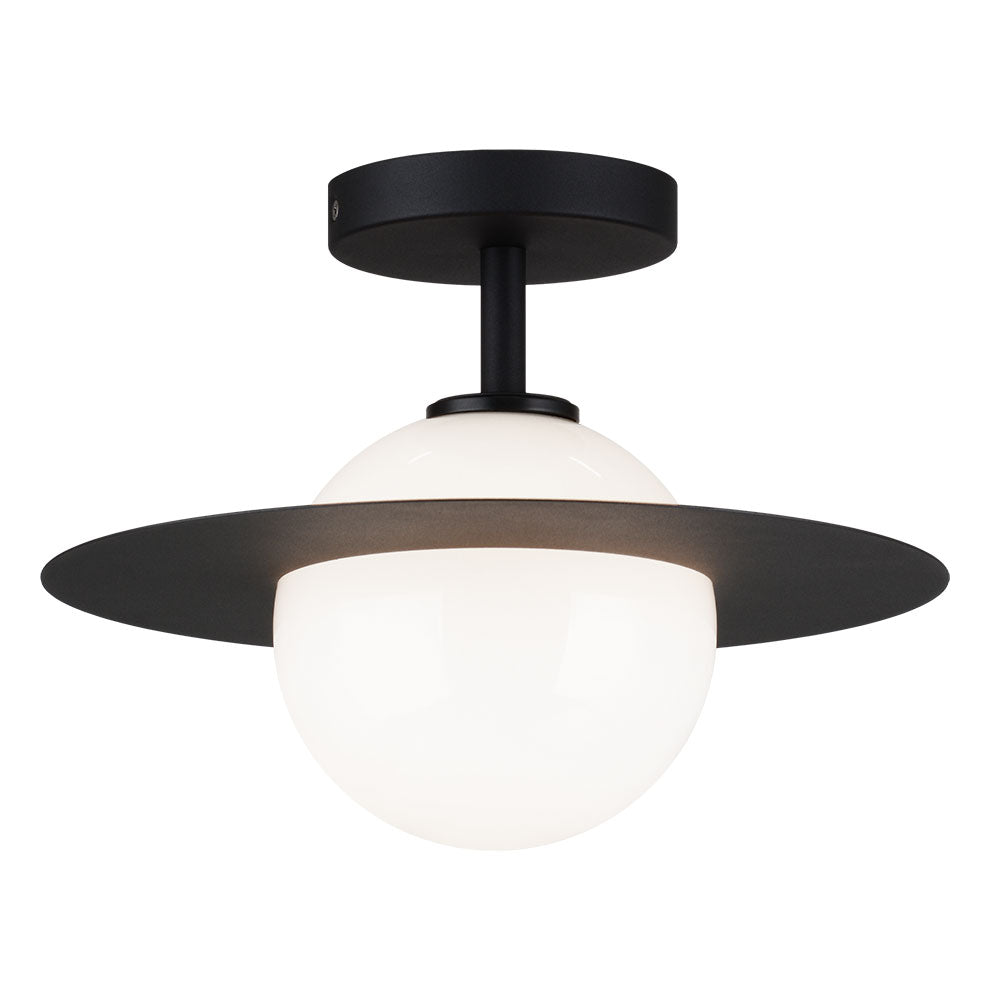 Plafonnier Saturn - Noir 10 1/8" by Matteo Lighting | Luminaires & cie