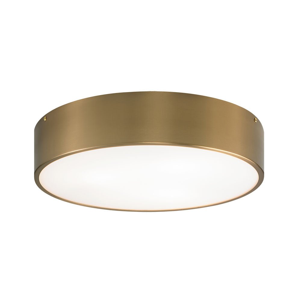Plafonnier Snare - Laiton doré vieilli 16" by Matteo Lighting | Luminaires & cie