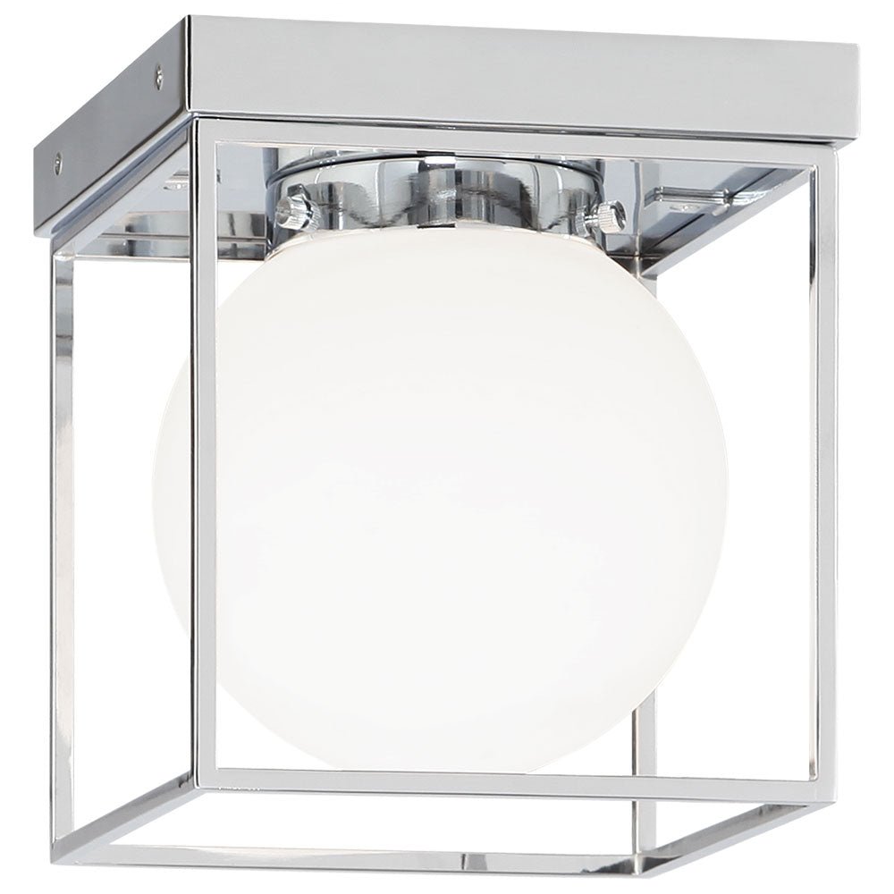 Plafonnier Squircle - Chrome 7" by Matteo Lighting | Luminaires & cie