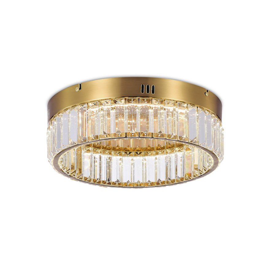 Plafonnier Stella - Laiton brossé 13.75" by Artcraft | Luminaires & cie