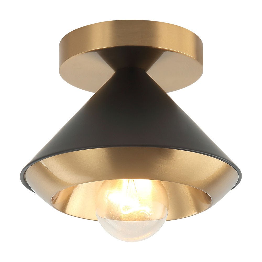 Plafonnier Velax - Noir mat by Matteo Lighting | Luminaires & cie
