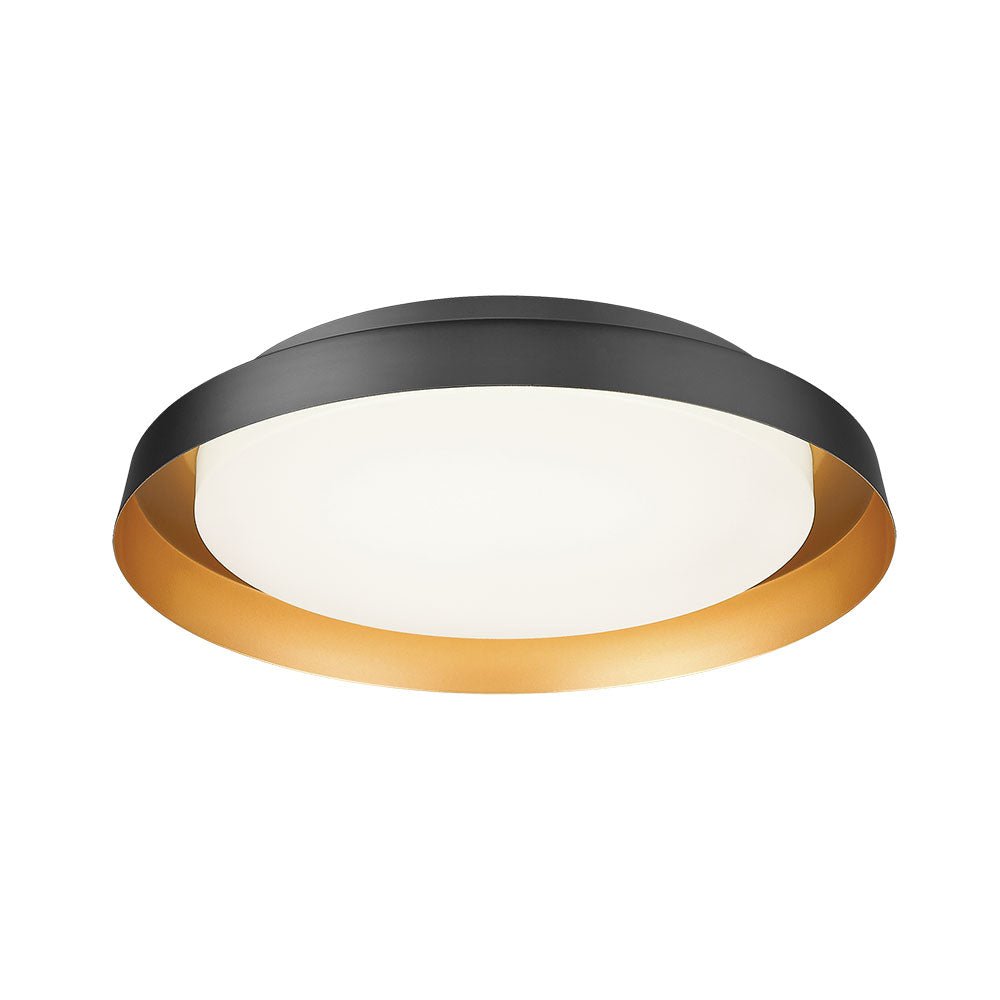Plafonnier Vieno - Noir 14" by Matteo Lighting | Luminaires & cie