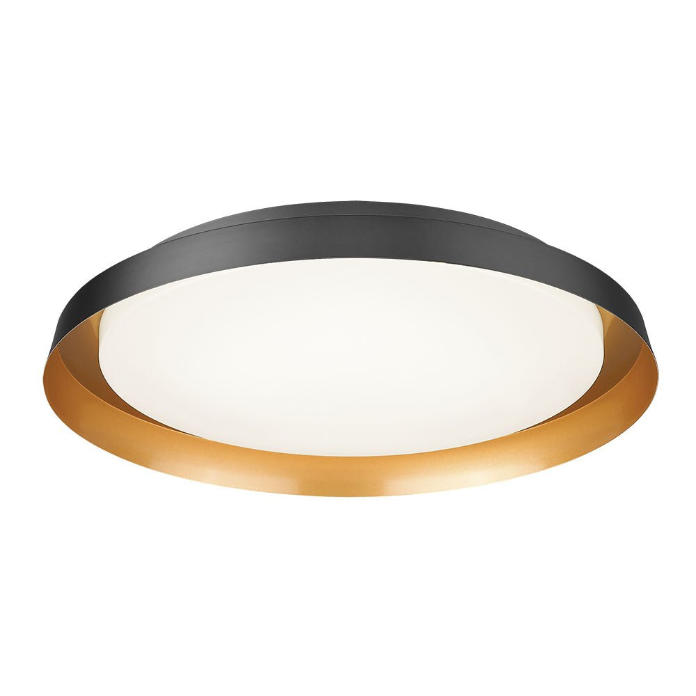 Plafonnier Vieno - Noir 16" by Matteo Lighting | Luminaires & cie