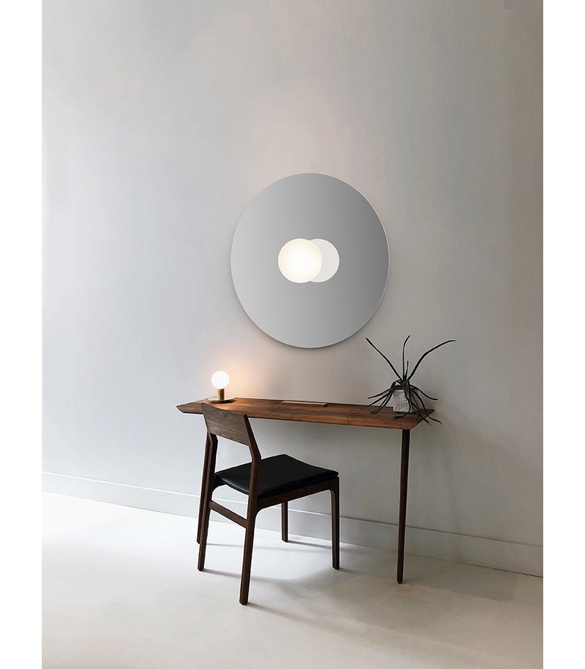 Plafonnier/Murale Bola Disc - Chrome 12 pouces by Pablo Designs | Luminaires & cie