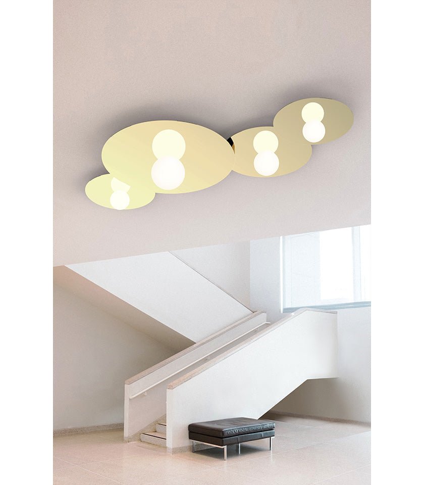 Plafonnier/Murale Bola Disc - Chrome 12 pouces by Pablo Designs | Luminaires & cie