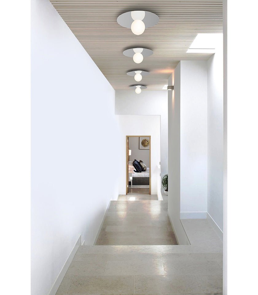 Plafonnier/Murale Bola Disc - Chrome 12 pouces by Pablo Designs | Luminaires & cie