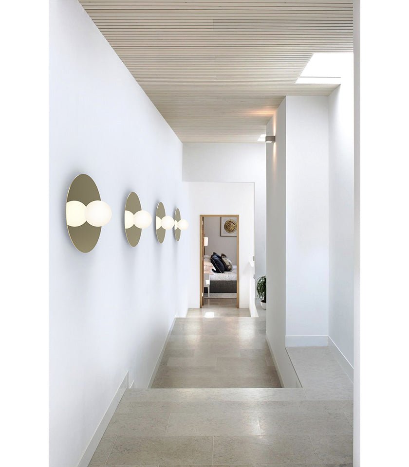 Plafonnier/Murale Bola Disc - Chrome 12 pouces by Pablo Designs | Luminaires & cie