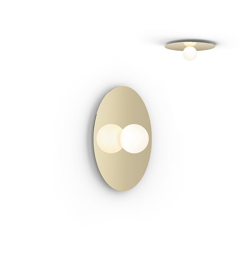 Plafonnier/Murale Bola Disc - Laiton 18 pouces by Pablo Designs | Luminaires & cie