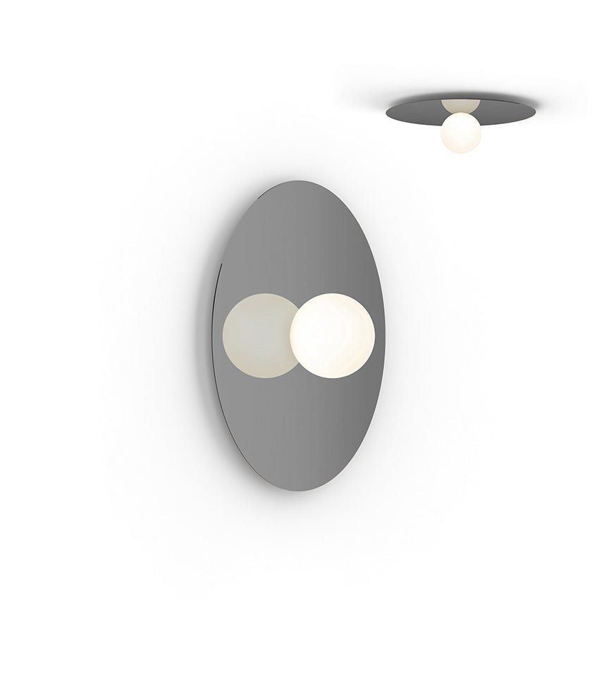 Plafonnier/Murale Bola Disc - Gunmetal 18 pouces by Pablo Designs | Luminaires & cie