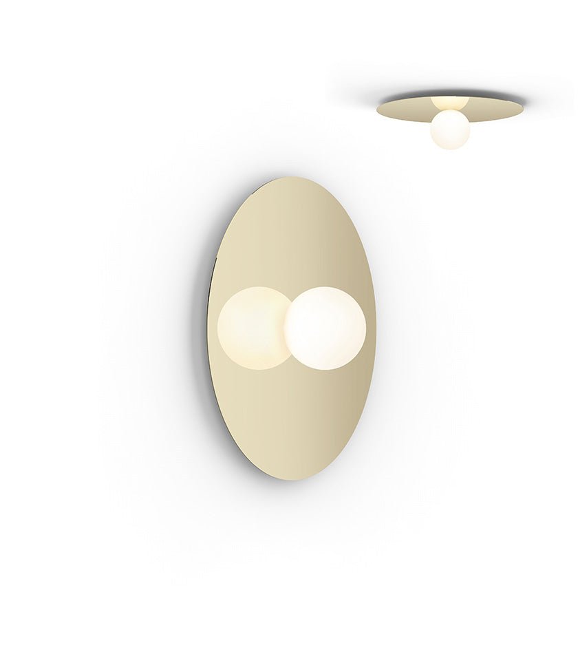 Plafonnier/Murale Bola Disc - Laiton 22 pouces by Pablo Designs | Luminaires & cie