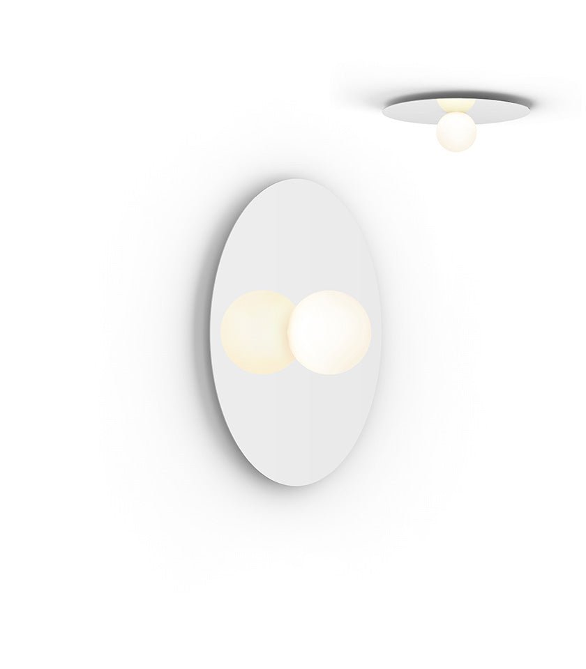 Plafonnier/Murale Bola Disc - Blanc 22 pouces by Pablo Designs | Luminaires & cie