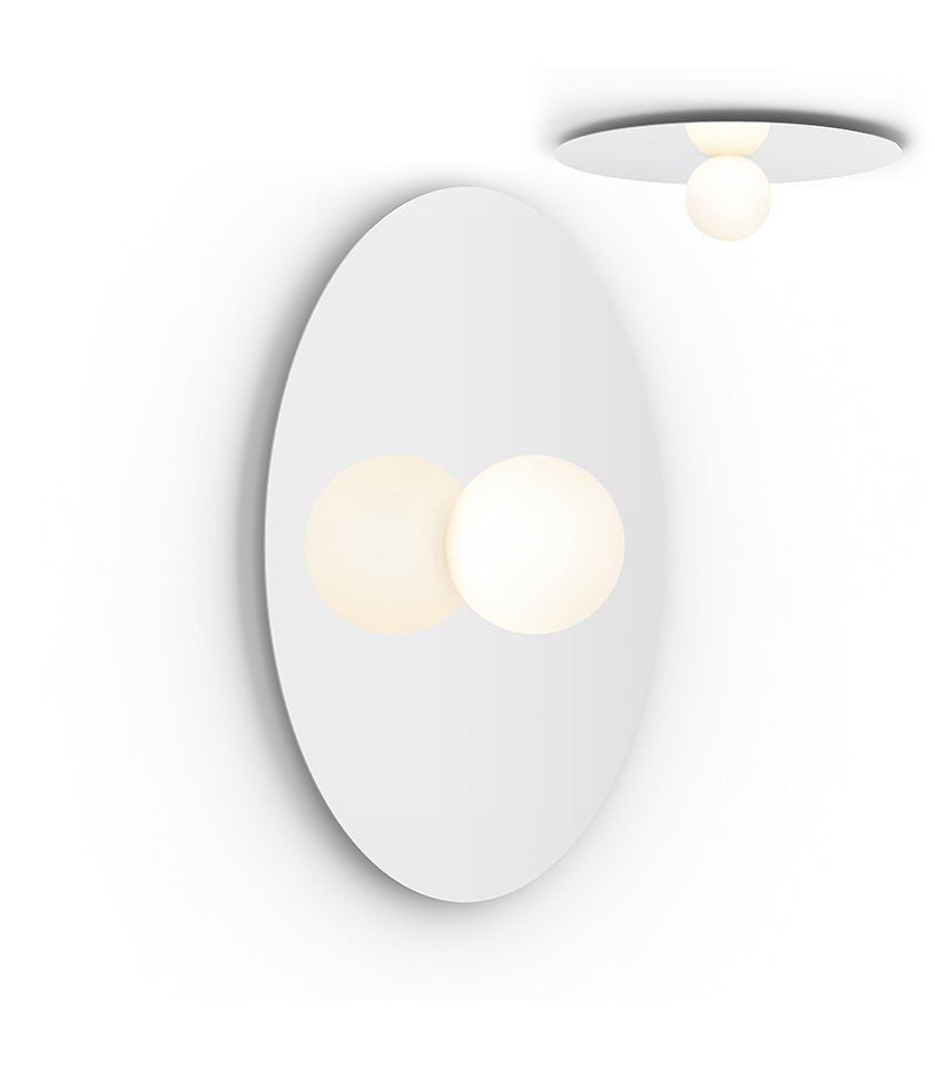 Plafonnier/Murale Bola Disc - Blanc 32 pouces by Pablo Designs | Luminaires & cie