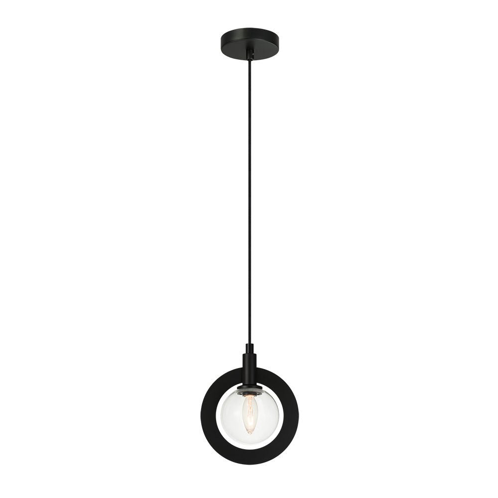 Suspension Astro - Noir 10" Claire by Matteo Lighting | Luminaires & cie