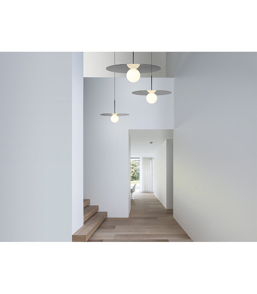 Suspension Bola Disc - Chrome 12 pouces by Pablo Designs | Luminaires & cie