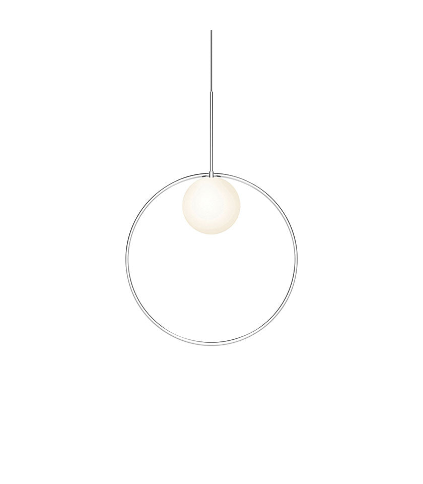Suspension Bola Halo - Chrome 18 pouces by Pablo Designs | Luminaires & cie