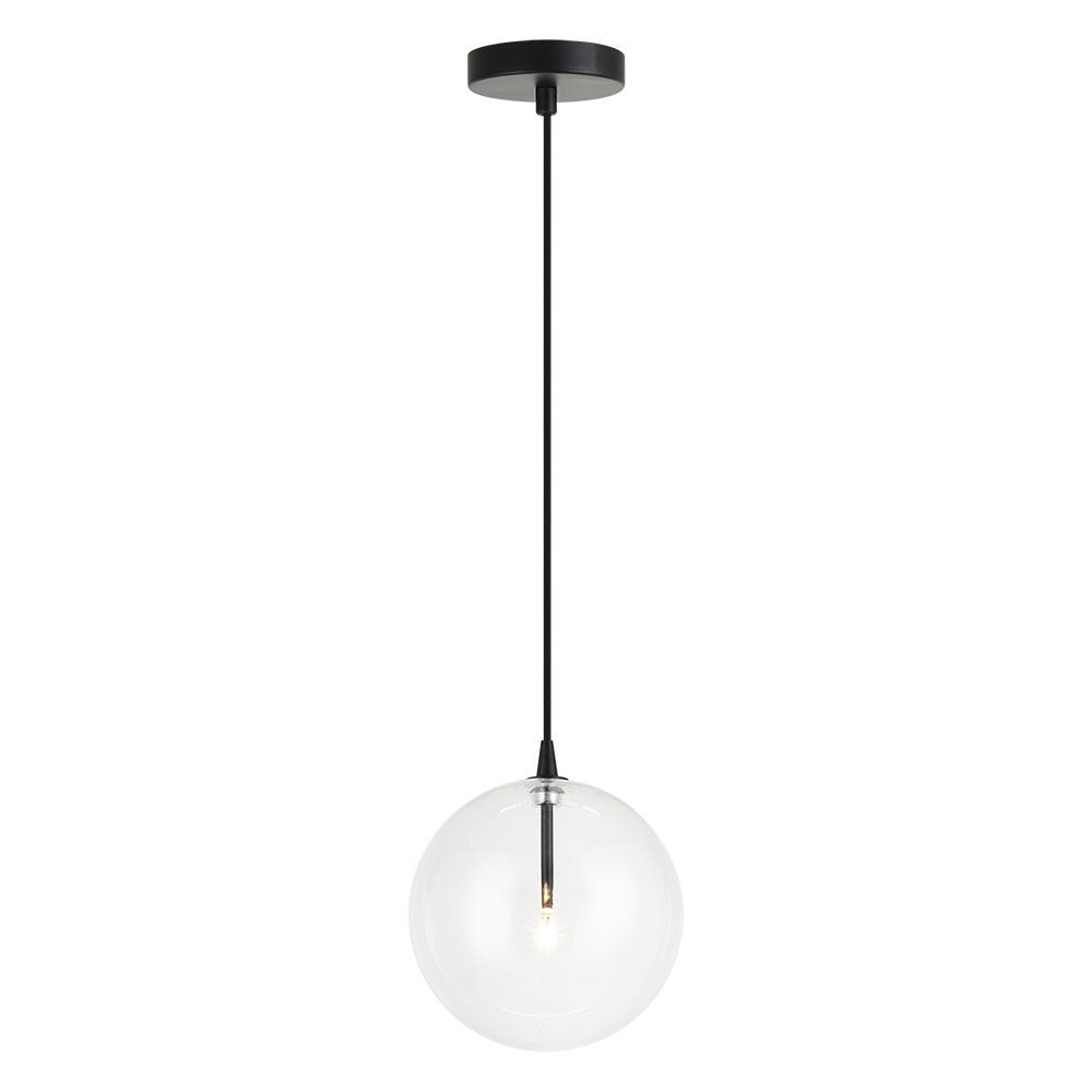 Suspension Bolha - Noir 9" by Matteo Lighting | Luminaires & cie