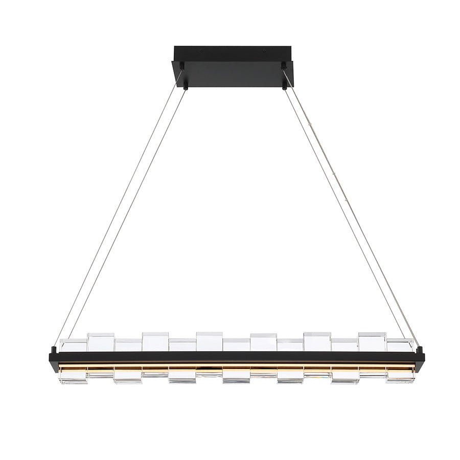 Suspension Bruco - Noir 35" by Eurofase | Luminaires & cie