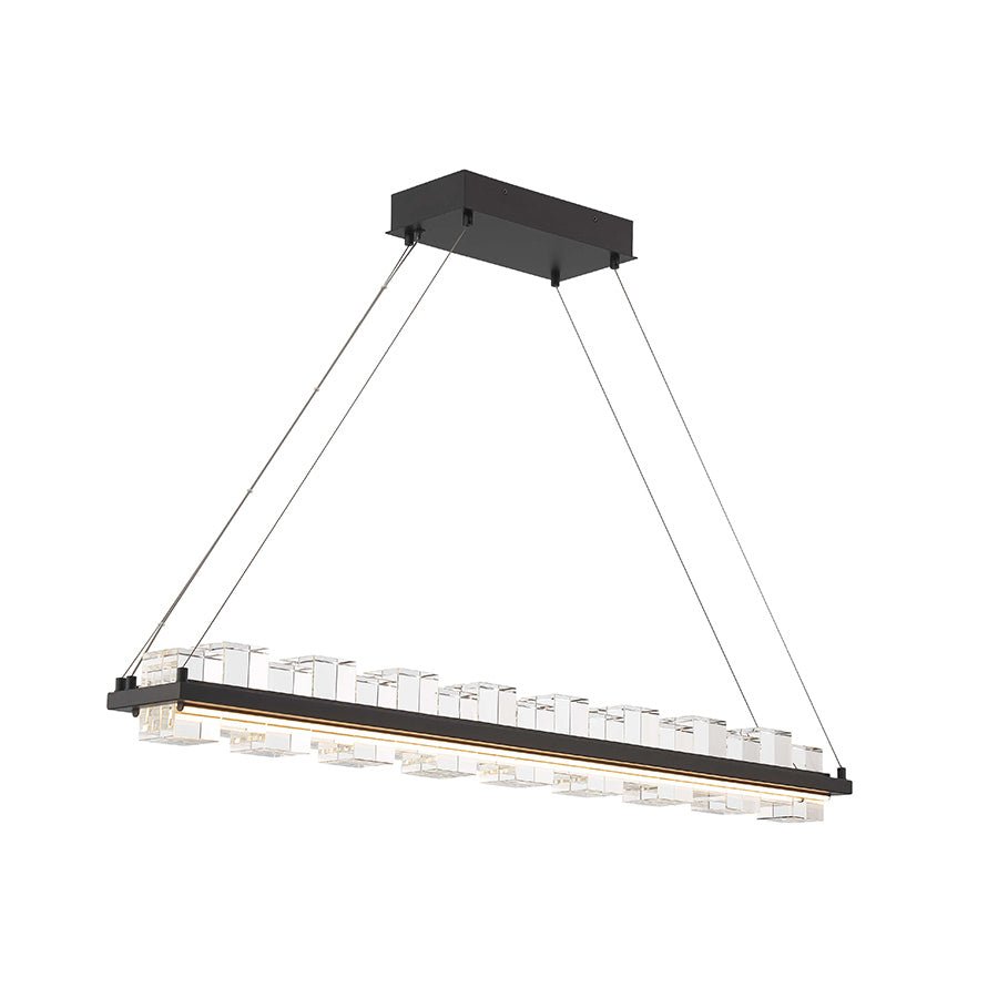 Suspension Bruco - Noir 45" by Eurofase | Luminaires & cie