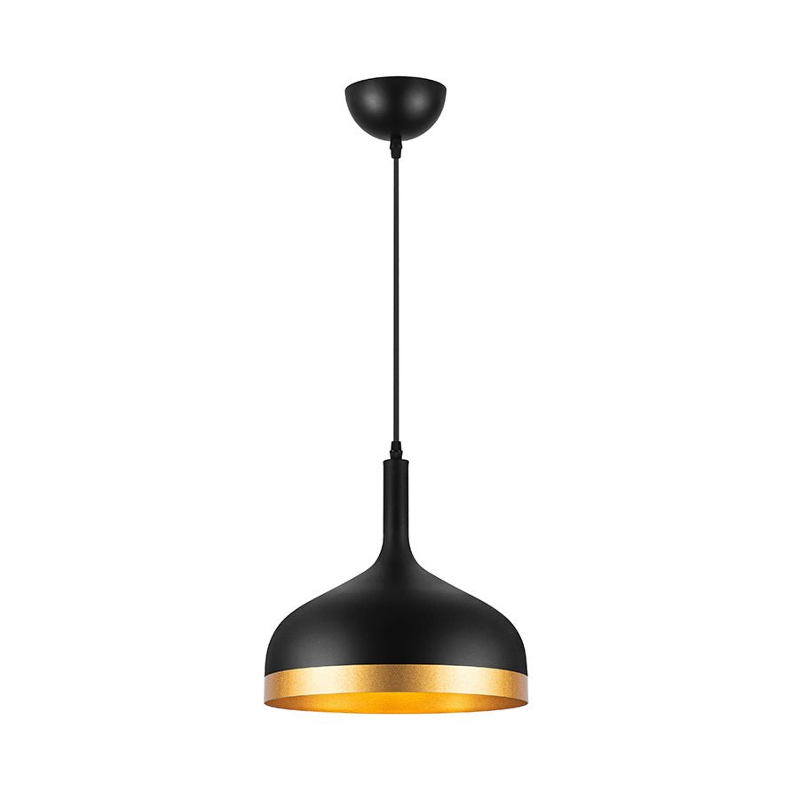 Suspension Dash - Noir et or by Artcraft | Luminaires & cie