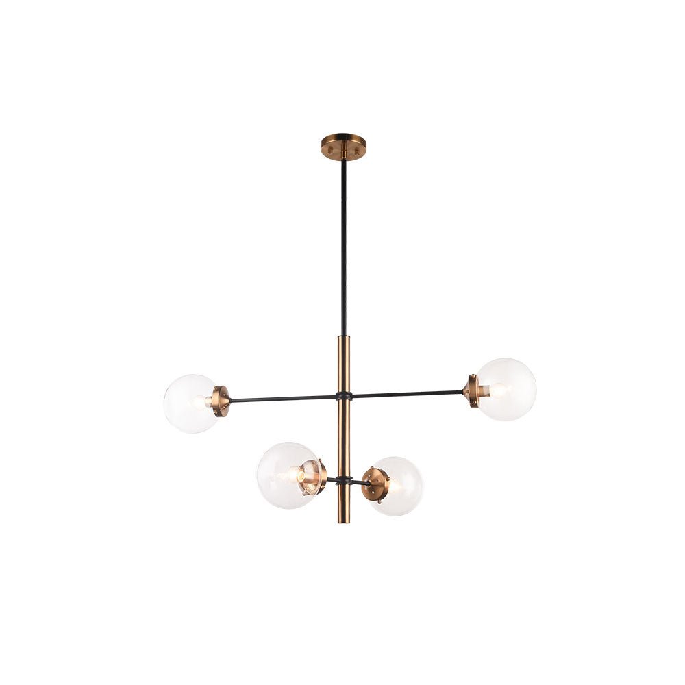 Suspension Enchant - Laiton doré vieilli Claire 18" by Matteo Lighting | Luminaires & cie