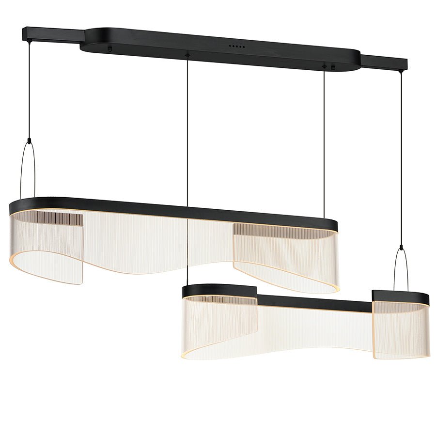 Suspension linéaire double Sonata - by ET2 Lighting | Luminaires & cie