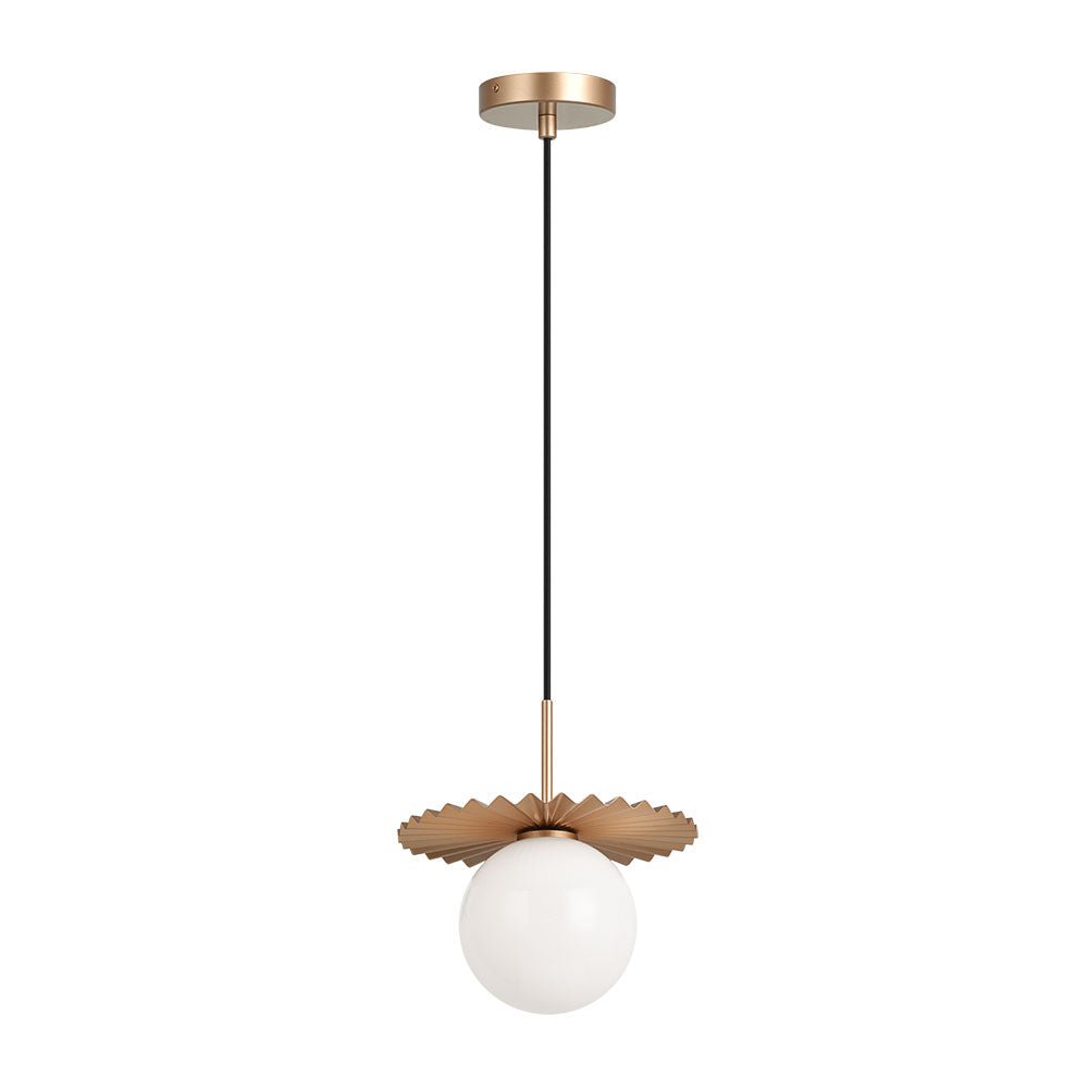 Suspension Modern Ruff - Or mat by Matteo Lighting | Luminaires & cie
